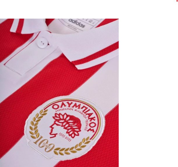 🔴⚪ Επετειακή Φανέλα Για τα 100 χρονια Ολυμπιακός Retro Αιώνια Κλασική