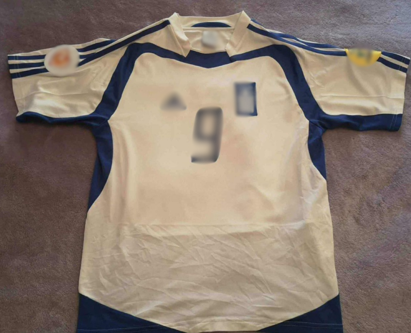 Φανέλα ΡΕΤΡΟ ΕΛΛΑΣ ΑΣΠΡΗ 2004 Custom