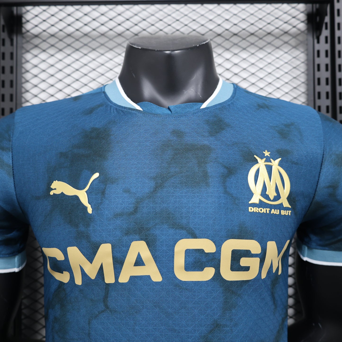 🔵 Φανέλα Olympique Marseille Away 2025 Azure Storm Edition