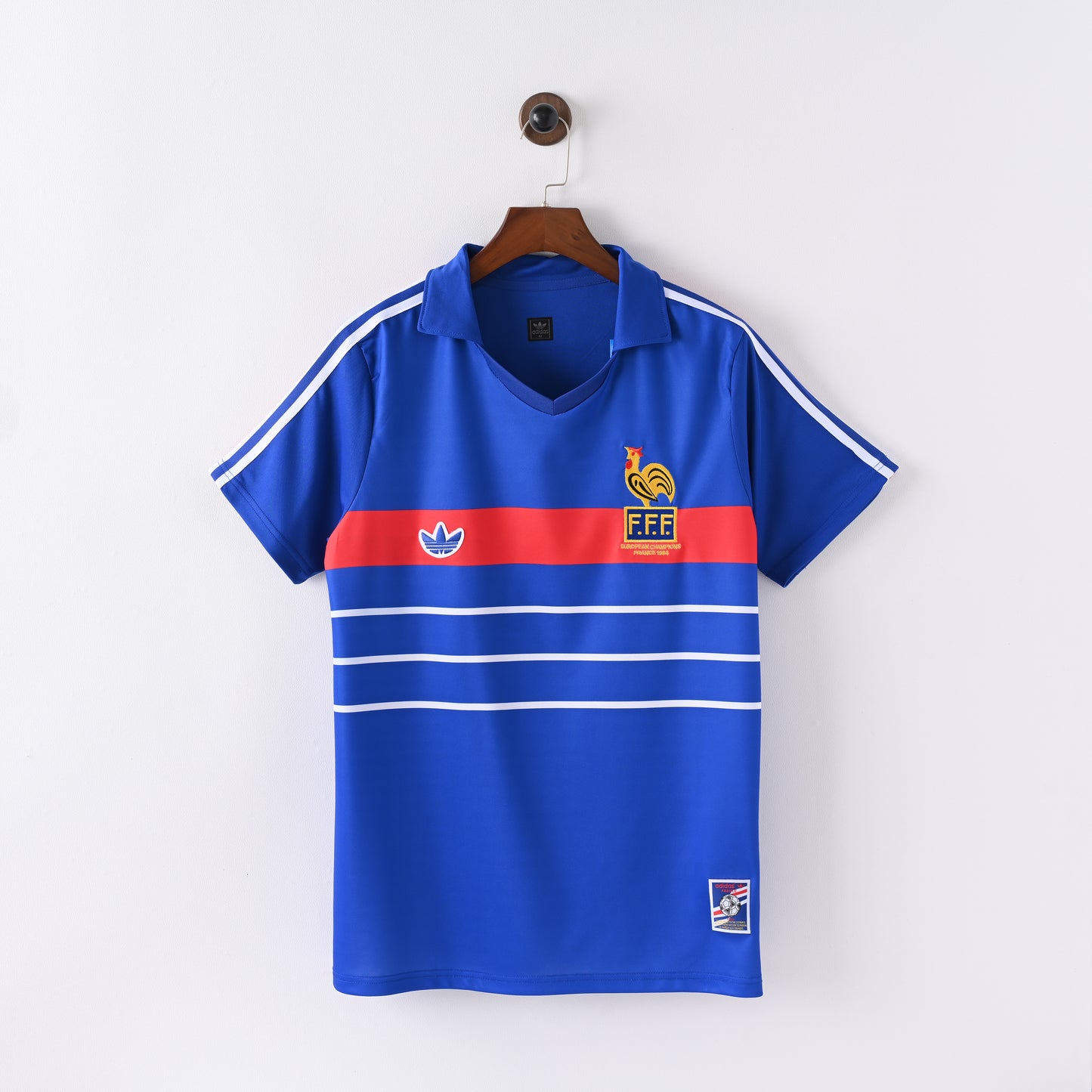 🔵⚪🔴Φανέλα France 1984 Retro Jersey – Platini’s Triumph