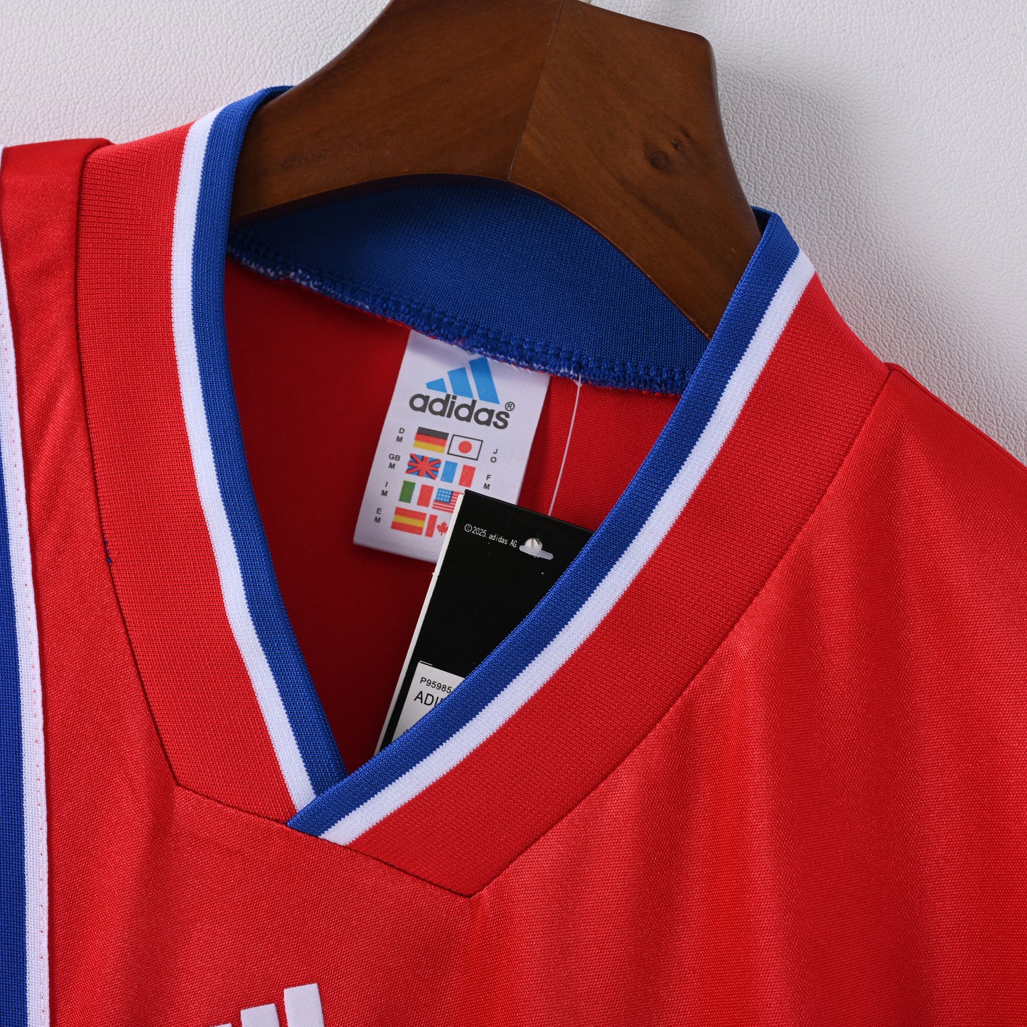 🔴🔵 Φανέλα Bayern Munich 1995-97 Retro Jersey – OPEL Era Classic
