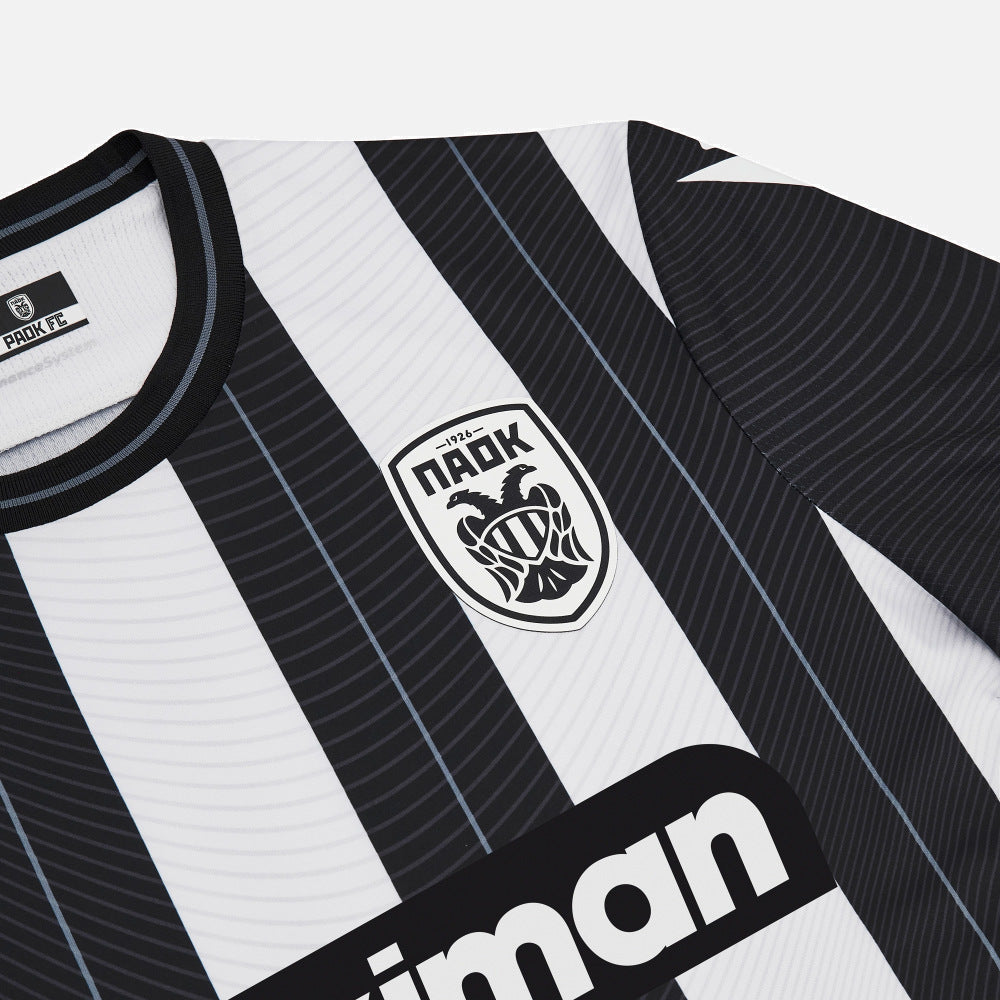 🦅 Φανέλα PAOK Home 2024/25 – «Ασπρόμαυρη Υπερηφάνεια» Edition