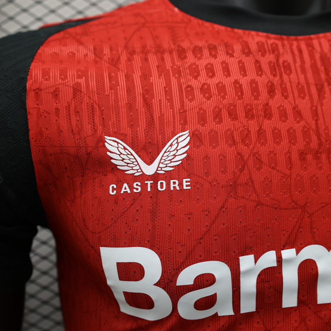🔴 Φανέλα Bayer Leverkusen Home 2025 Werkself Identity Edition