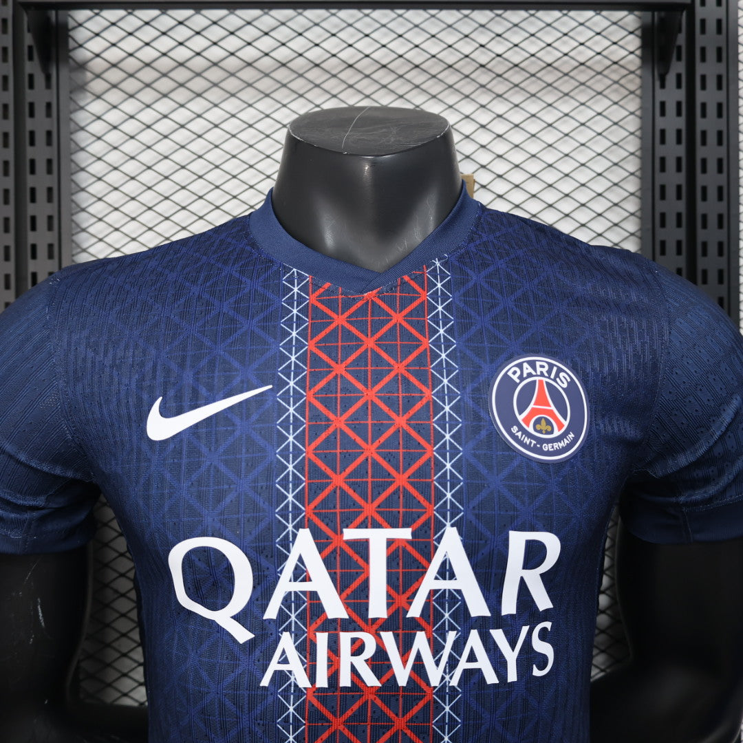 🔵 Φανέλα Paris Saint-Germain Home 2025 Tricolore Elegance Edition