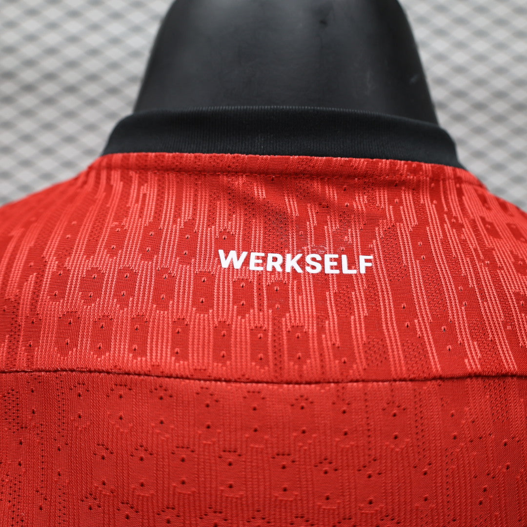 🔴 Φανέλα Bayer Leverkusen Home 2025 Werkself Identity Edition