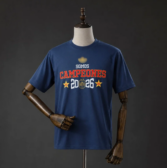 T-Shirt CAMPEONES 2026 Custom