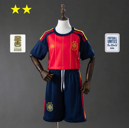 Ισπανία Εντός (2 Stars + Patches) Παιδικό Σέτ 2026 Custom
