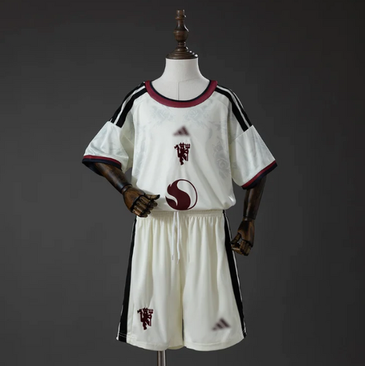 Kid Set Μάντσεστερ Γιουνάιτεντ Εκτός 2026/27 Custom