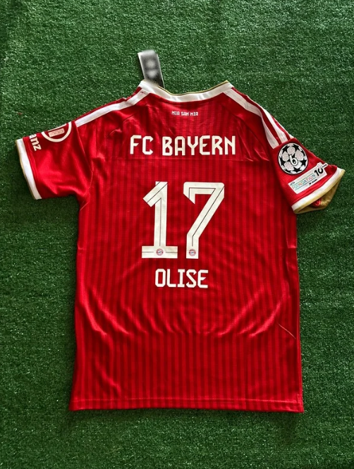 Μπάγερν Εντός 2026/27 ( OLISE 17 + PATCH CHAMPIONS LEAGUE ) Custom