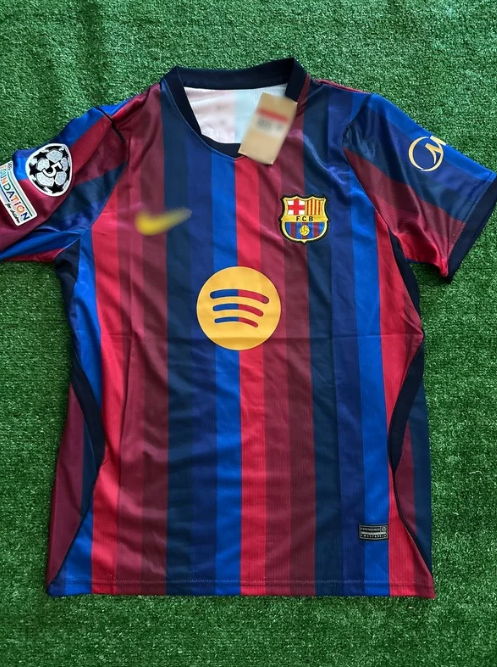 Μπαρτσελόνα Home 2026/27 ( RAPHINHA 11 + PATCH CHAMPIONS LEAGUE ) Custom🔵🔴