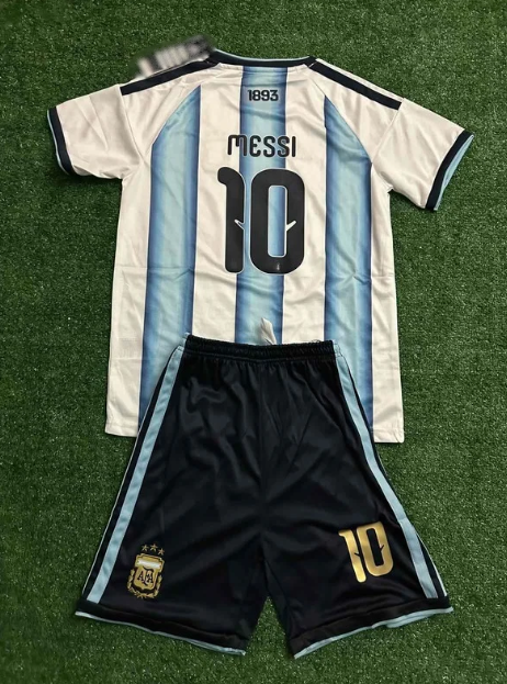 (MESSI 10)Αργεντινή Εντός Παιδικό Σέτ Mundial 2026 Custom