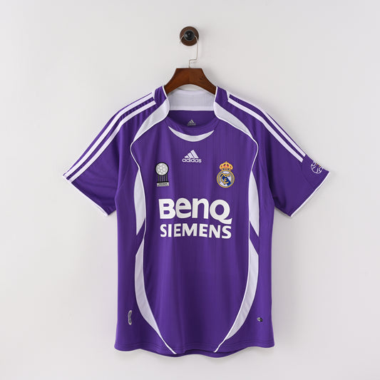 👑Φανέλα Real Madrid 06/07 – Retro Purple Edition