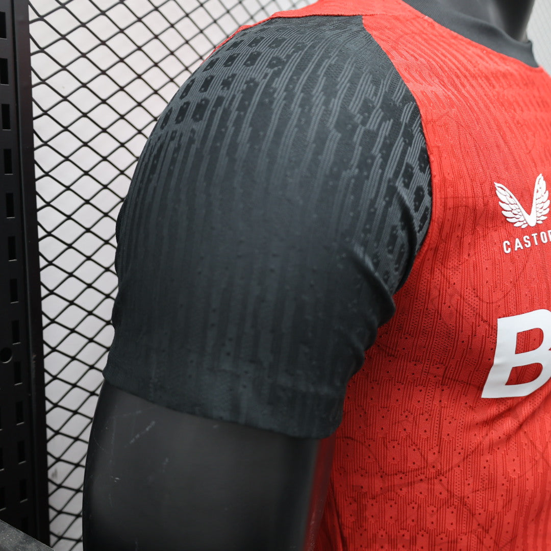 🔴 Φανέλα Bayer Leverkusen Home 2025 Werkself Identity Edition