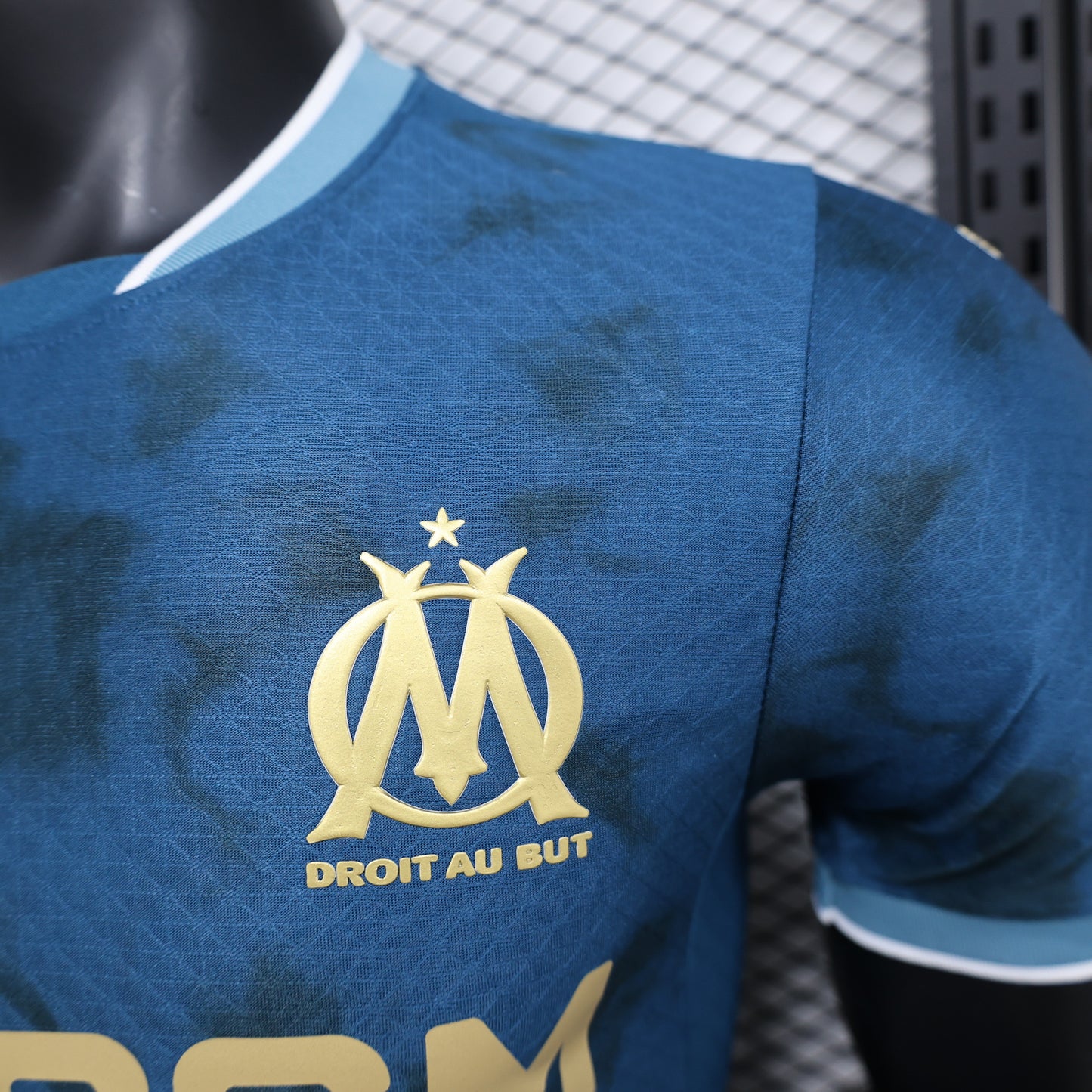 🔵 Φανέλα Olympique Marseille Away 2025 Azure Storm Edition