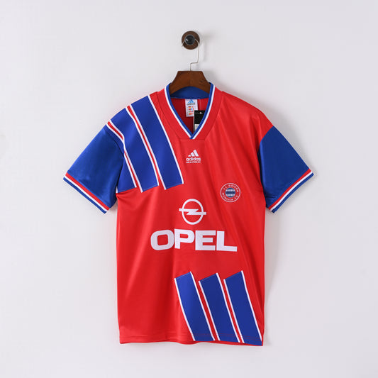 🔴🔵 Φανέλα Bayern Munich 1995-97 Retro Jersey – OPEL Era Classic