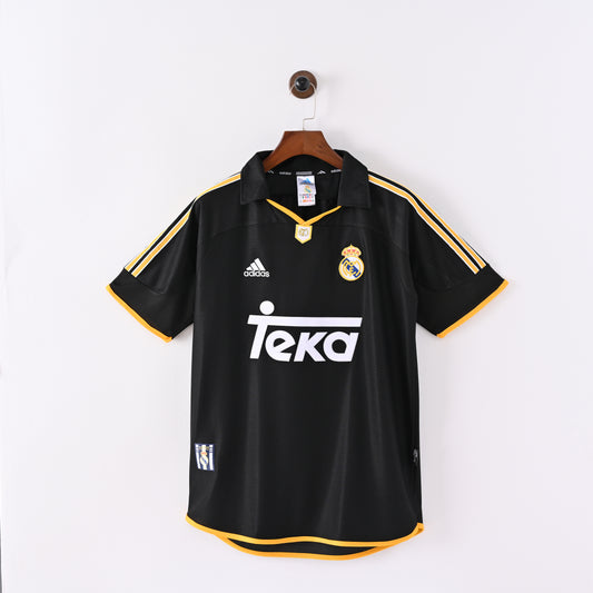 ⚫🟡 Φανέλα Real Madrid 1998-99 Away Jersey – The TEKA Legacy
