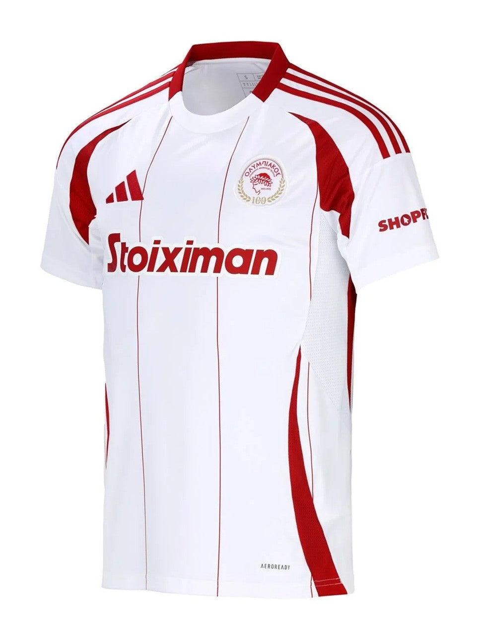 🔴⚪ Επετειακή Φανέλα Για τα 100 χρονια Ολυμπιακός Retro Αιώνια Κλασική
